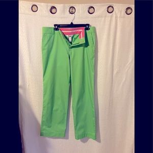 Lilly Pulitzer Green Wide Leg Pants